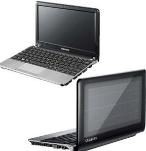 Bu netbook güneşle çalışıyor