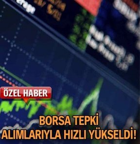 İMKB, tepkiyle hızlı toparlandı!