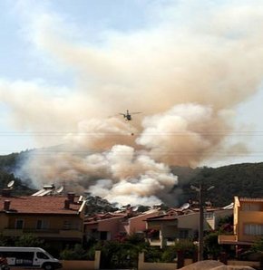 Marmaris'te orman yangını!