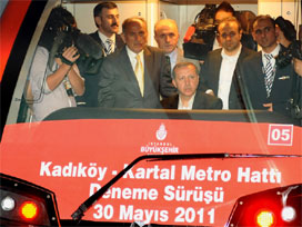 Kadıköy-Kartal hattı test sürüşü yapıldı