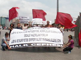 NATO Taksim'de protesto edildi