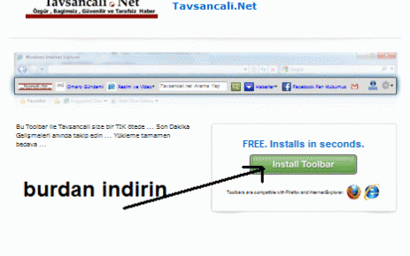 Tavsancali.net Toolbar indir .. Websitemiz Ekraninizda olsun ...