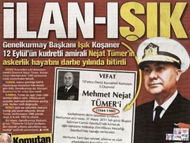 TSK'dan Tümer için 1980 düzeltmesi